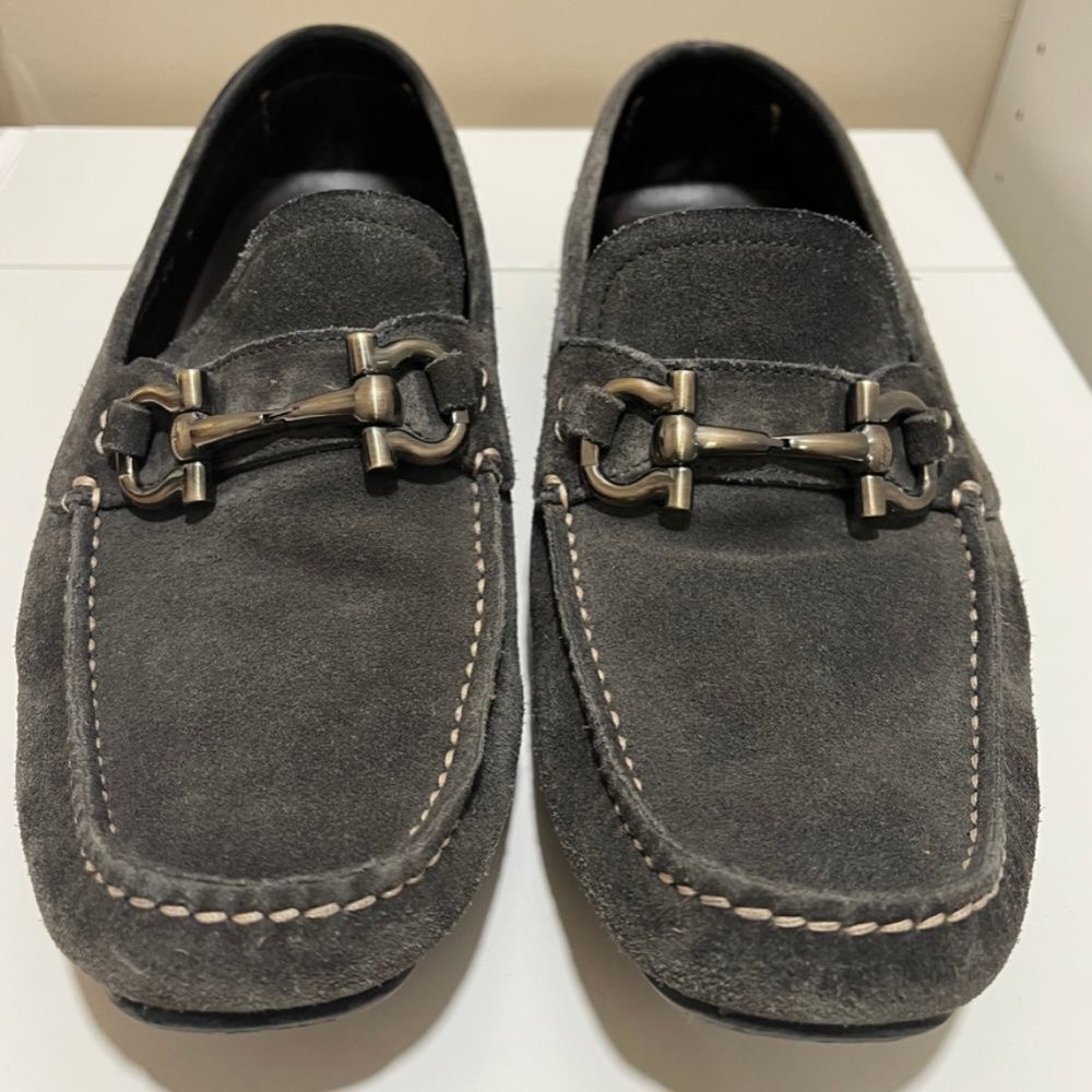 Ferragamo Suede Loafer Slip On